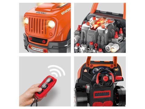 Zestaw mechanika: Ruchomy WARSZTAT SAMOCHODOWY + światło i dźwięk ZA5738