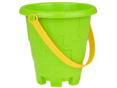 Duży zestaw Auto Wywrotka do piasku, foremki, łopatka, grabki ZA5076