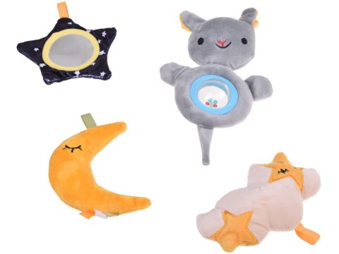 Miękka mata edukacyjna z pałąkiem CHMURKA w stonowanych kolorach ZA5590