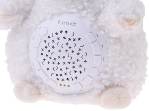 Projektor gwiazd Mięciutka OWIECZKA - 20 różnych kołysanek + dźwięki ZA5750