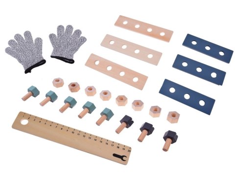 Warsztat drewniany dla małego majsterkowicza narzędzia dla dzieci ZA5616