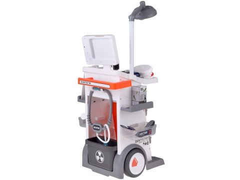 Interaktywny WÓZEK LEKARSKI Zestaw do zabawy w lekarza i dentystę ZA5874