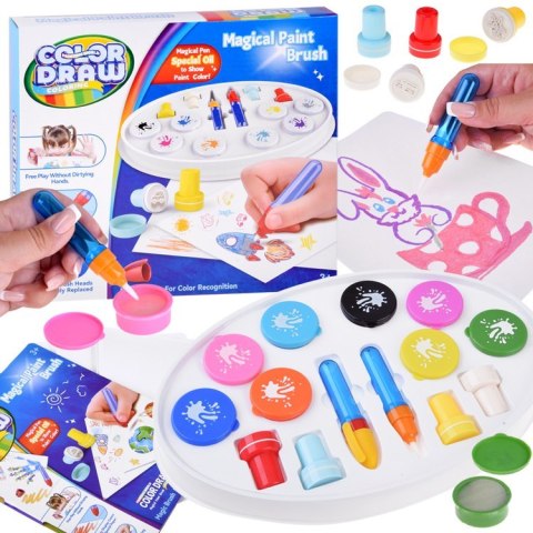 Magiczny pędzel wodny Color Draw - zestaw do malowania wodą + akces. ZA5768