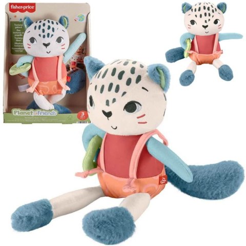 Fisher Price przytulanka sensoryczna Planet Friends Pantera ZA6045