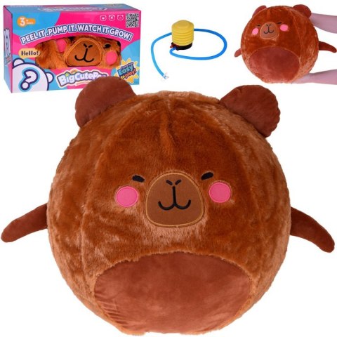 Wielka pluszowa Piłka maskotka urocze zwierzątko 45cm Kapibara ZA5975