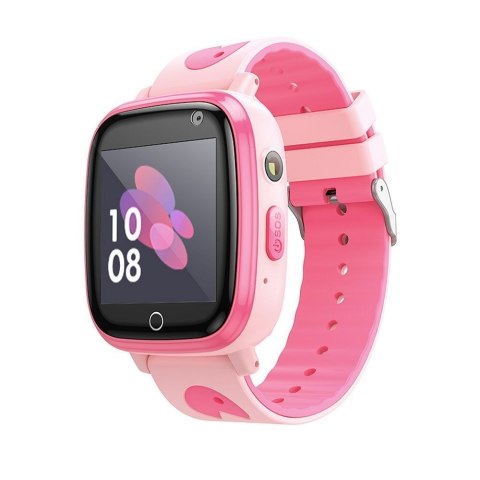 Smartwatch dla dzieci Hoco 1,44" 2G z funkcją rozmowy Y100 różowy