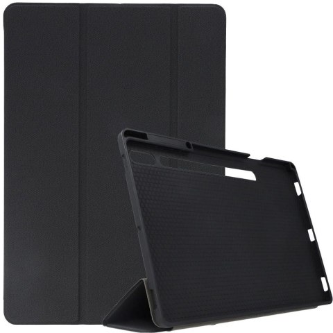 DUX DUCIS etui DOMO składane z miejscem na rysik do SAMSUNG Tab S8 Plus (X800/X806)/S7FE(T730/T736B)/S7 Plus (T970/T976B) czarne