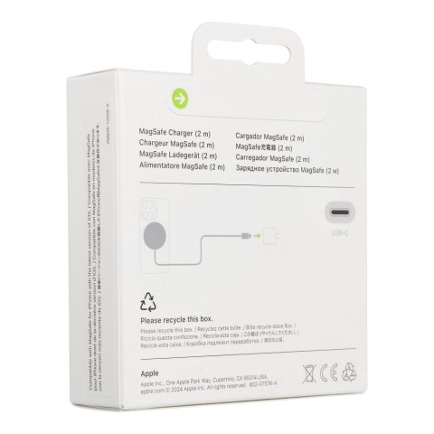 Apple oryginalna ładowarka indukcyjna Qi2 zgodna z MagSafe MX6Y3ZM/A A3250 25W biała blister