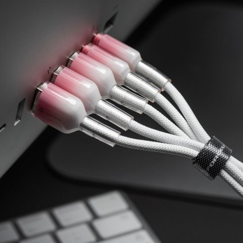 Kabel USB A do Lightning Forcell F-Energy 2,4A 12W Gradient 1 m C353 biały