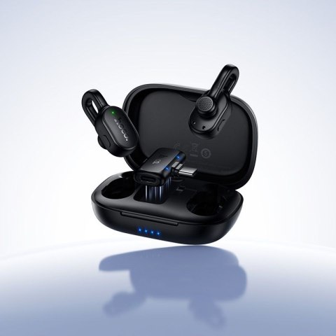 Mikrofon krawatowy bezprzewodowy USB-C Hoco L27 czarny