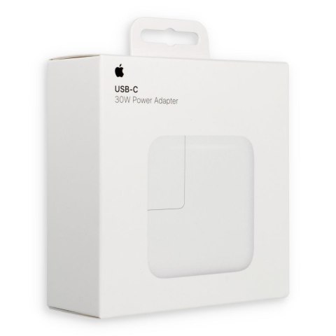 Oryginalna ładowarka sieciowa Apple MW2G3ZM/A Typ C 30W biała blister