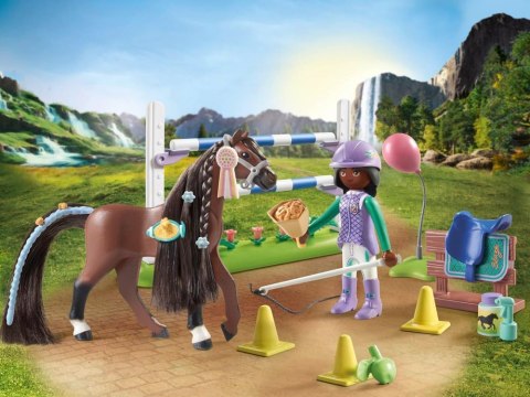Playmobil Klocki 67-ele. Horses Of Waterfall Zoe i koń Blaze ZA6713