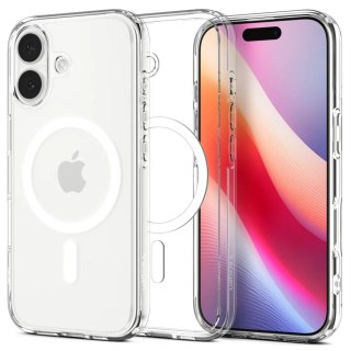 SPIGEN futerał ULTRA HYBRID MAG kompatybilny z MagSafe do IPHONE 17 clear white
