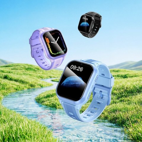 Smartwatch dla dzieci 1,69" 4G GPS z funkcją rozmowy Hoco Y108 czarny