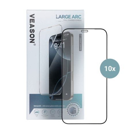 Szkło Hartowane 6D Pro Veason Glass (SET 10in1) - do Samsung Galaxy S25 czarny