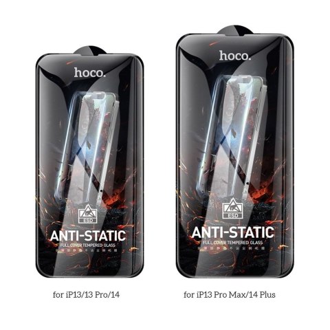 Szkło hartowane do iPhone 13 / 13 PRO / 14 / 16e / 17e (SE 4 2025) Hoco HD Anti-static 25 stuk G10
