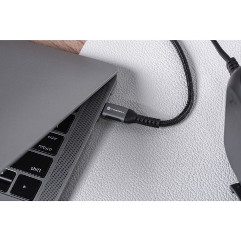 Kabel USB C do Lightning Forcell F-Energy PD 3A 27W Cafule 2 m C259 czarny