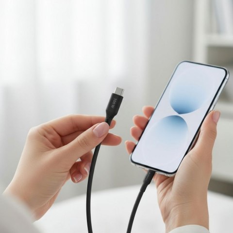 Kabel USB C do USB C Forcell F-Energy QC4.0 PD 3A 60W Silicone 1 m C344 czarny