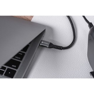 Kabel USB C do USB C Forcell F-Energy QC4.0 PD 5A 100W Cafule 2 m C260 czarny