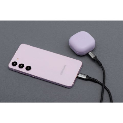 Kabel USB C do USB C Forcell F-Energy QC4.0 PD 5A 100W Cafule 2 m C260 czarny