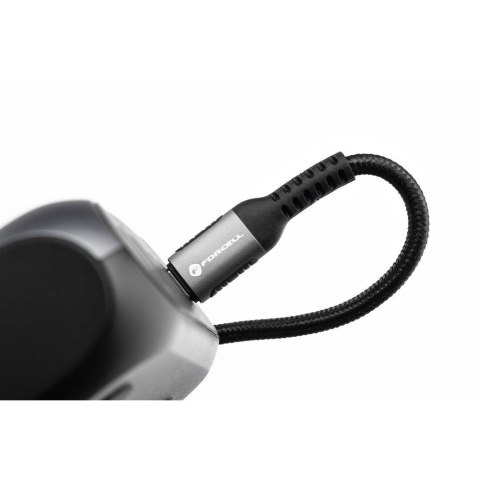 Kabel USB C do USB C Forcell F-Energy QC4.0 PD 5A 240W Cafule 0,5 m C263 czarny
