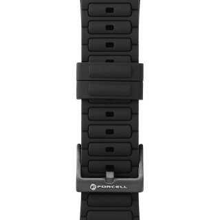 Pasek do Apple Watch Forcell F-Design FA06 dziurki silikon 38 / 40 / 41 mm czarny