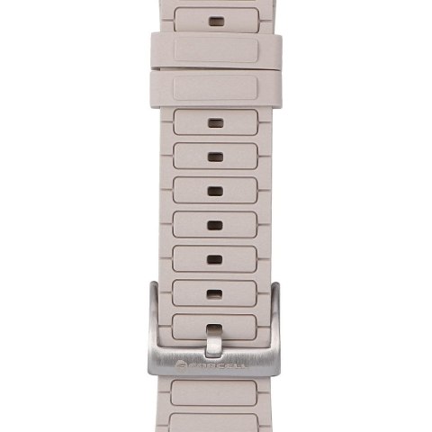 Pasek do Apple Watch Forcell F-Design FA06 dziurki silikon 42 / 44 / 45 / 49 mm biały