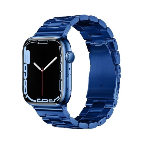 Pasek do Apple Watch Forcell F-Design FA10 zatrzask stal 38 / 40 / 41 mm niebieski