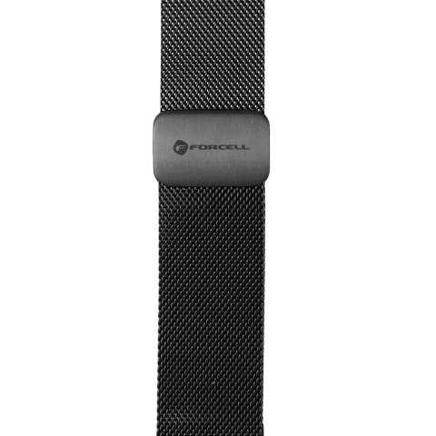 Pasek do Apple Watch Forcell F-Design FA14 magnetyczny stal 38 / 40 / 41 mm czarny
