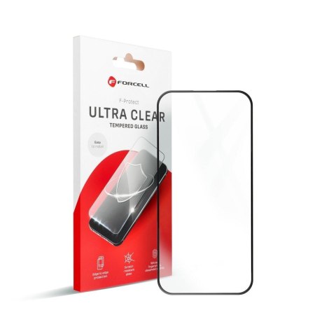 Szkło hartowane do iPhone 12 / 12 PRO Forcell Ultra Clear Glass czarne