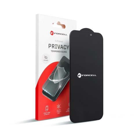Szkło hartowane do iPhone 12 PRO MAX Forcell Privacy Glass czarne