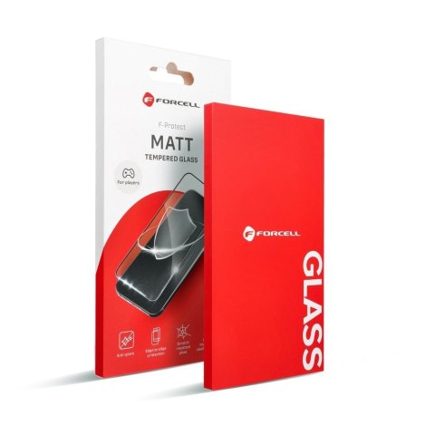 Szkło hartowane do iPhone 13 / 16e / 17e (SE 4 2025) Forcell Matt Glass czarne