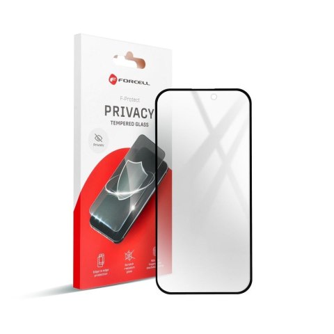 Szkło hartowane do iPhone 13 PRO / 14 Forcell Privacy Glass czarne