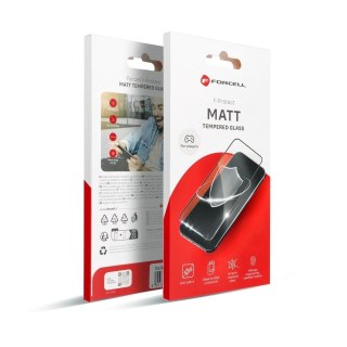 Szkło hartowane do iPhone 13 PRO MAX / 14 PLUS Forcell Matt Glass czarne