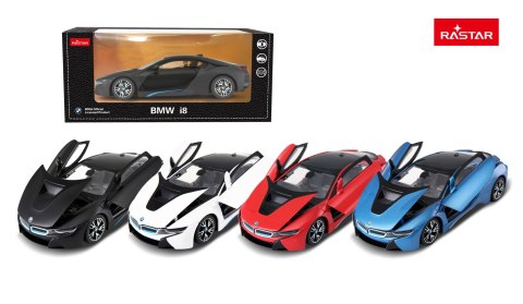 Autko Metalowe 1:24 BMW i8 Niebieski RASTAR