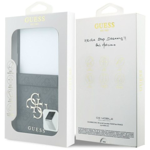 GUESS futerał do SAMSUNG GALAXY Z FLIP 8 (4G Big Logo) czarny