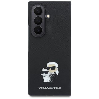 KARL LAGERFELD futerał do SAMSUNG GALAXY Z FOLD 8 ULTRA (Karl&Choupette Saffiano Pins) czarny