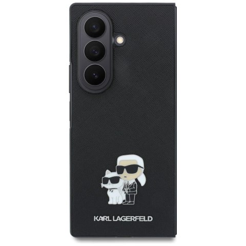 KARL LAGERFELD futerał do SAMSUNG GALAXY Z FOLD 8 ULTRA (Karl&Choupette Saffiano Pins) czarny