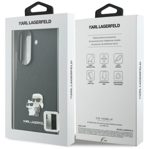 KARL LAGERFELD futerał do SAMSUNG GALAXY Z FOLD 8 ULTRA (Karl&Choupette Saffiano Pins) czarny