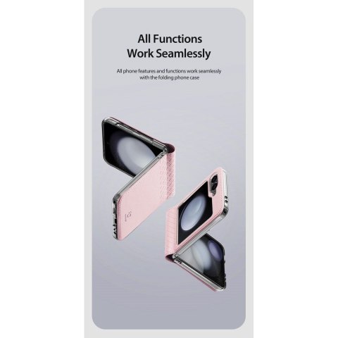 DUX DUCIS futerał BRIL do SAMSUNG Z FLIP6 5G różowy