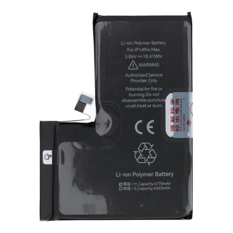 JCID Bateria do iPhone 14 Pro Max 4770 mAh (zwiększona pojemność)