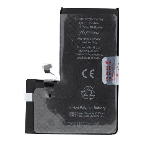 JCID Bateria do iPhone 15 Pro max 4800 mAh (zwiększona pojemność)