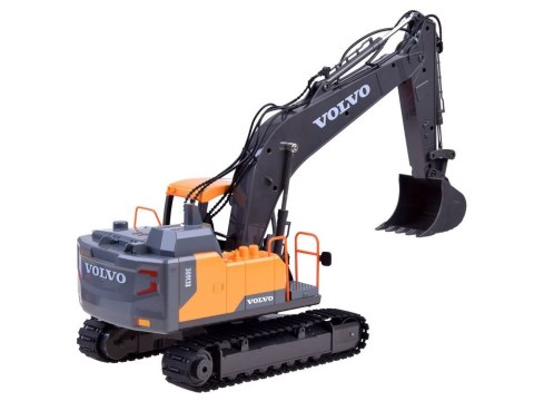 Duża koparka VOLVO 3w1 Zdalnie sterowana Pilot - 3 końcówki RC0495
