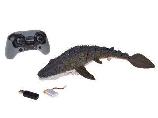 Zdalnie Sterowany Mozazaur dinozaur wodny Pływa Rozpyla Wodę 40 cm RC0801