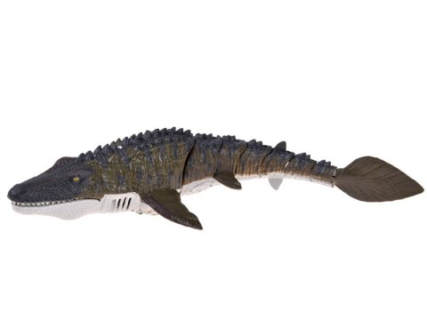 Zdalnie Sterowany Mozazaur dinozaur wodny Pływa Rozpyla Wodę 40 cm RC0801